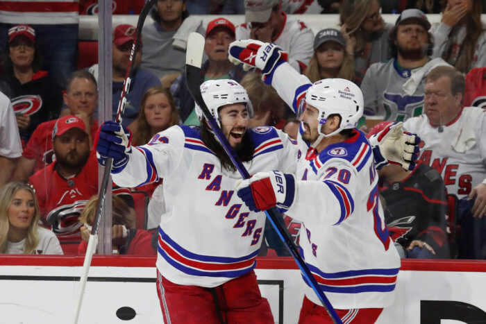 Mika Zibanejad Chris Kreider Rangers