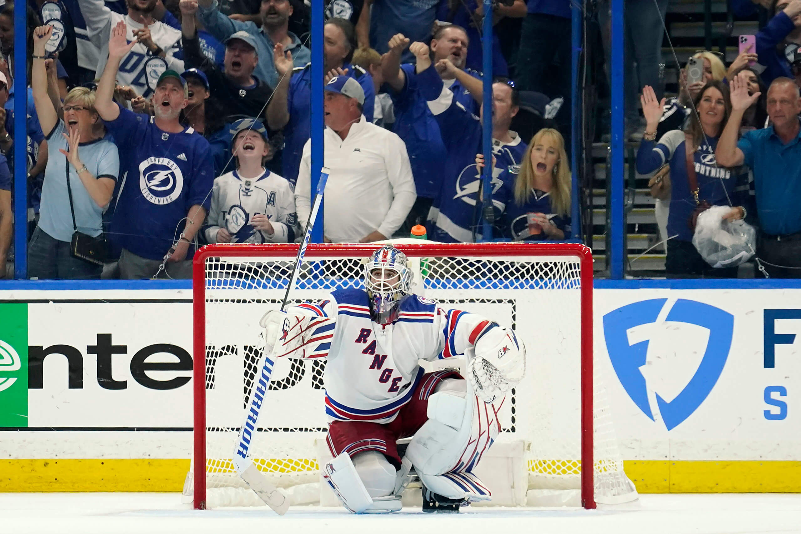 Lightning's physical plan for Igor Shesterkin getting Rangers' attention in Eastern Conference Final 2 Rangers Lightning Igor Shesterkin