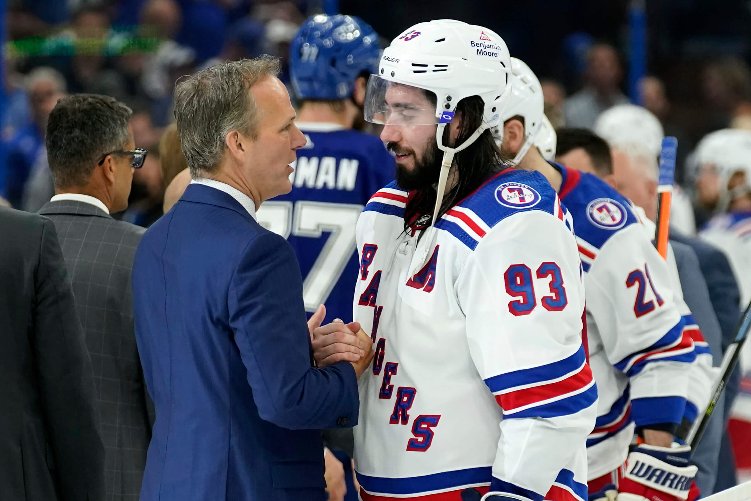 Mika Zibanejad Jon Cooper Rangers Lightning