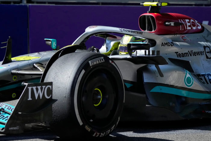 F1 driver Lewis Hamilton of Mercedes