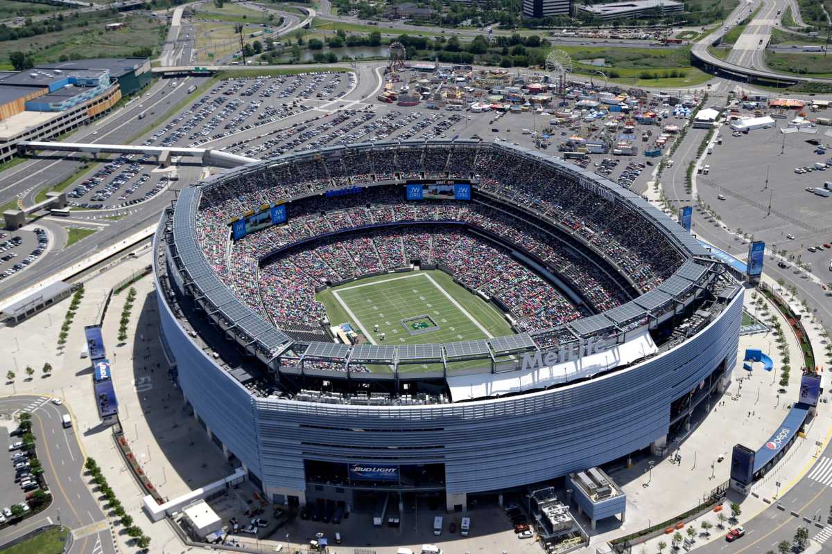 MetLife Stadium will host eight matches at next summer's FIFA World Cup. (AP Photo/Seth Wenig, File)