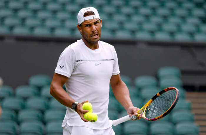 Rafael Nadal at 2022 Wimbledon