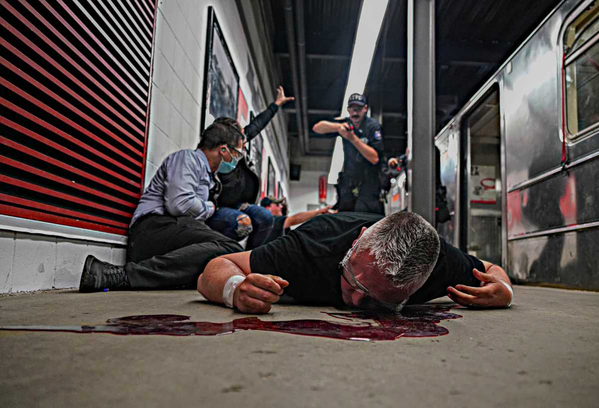 NYPD active shooter training