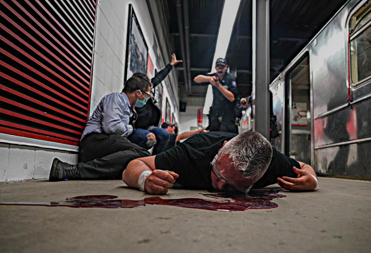 NYPD active shooter training