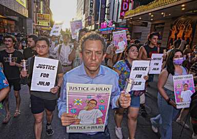 Julio Ramirez candlelight vigil