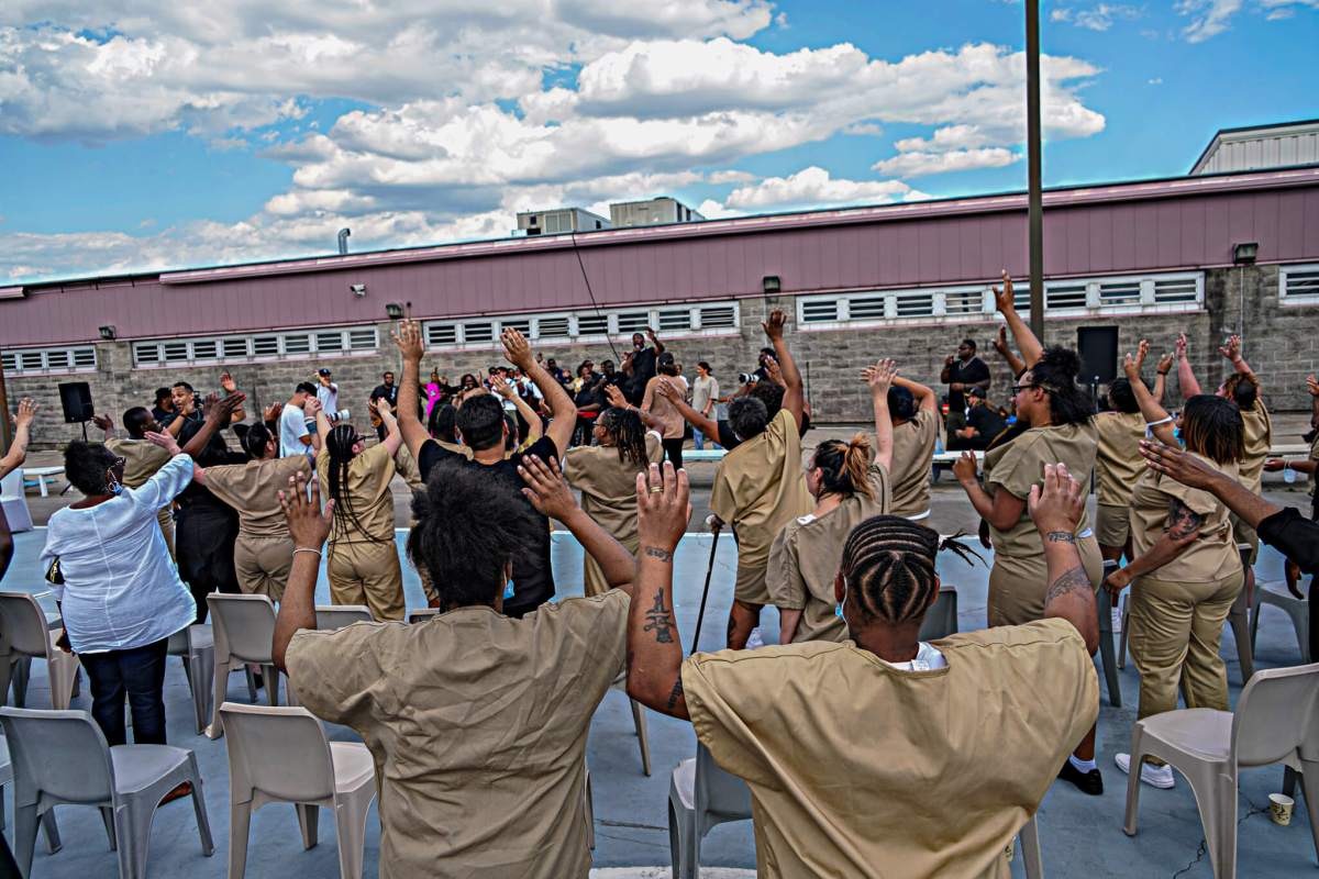 Inmates at Rose M. Singer Center at Rikers Island