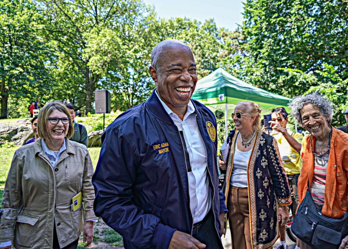 Mayor Eric Adams is teaming up with Planet Fitness