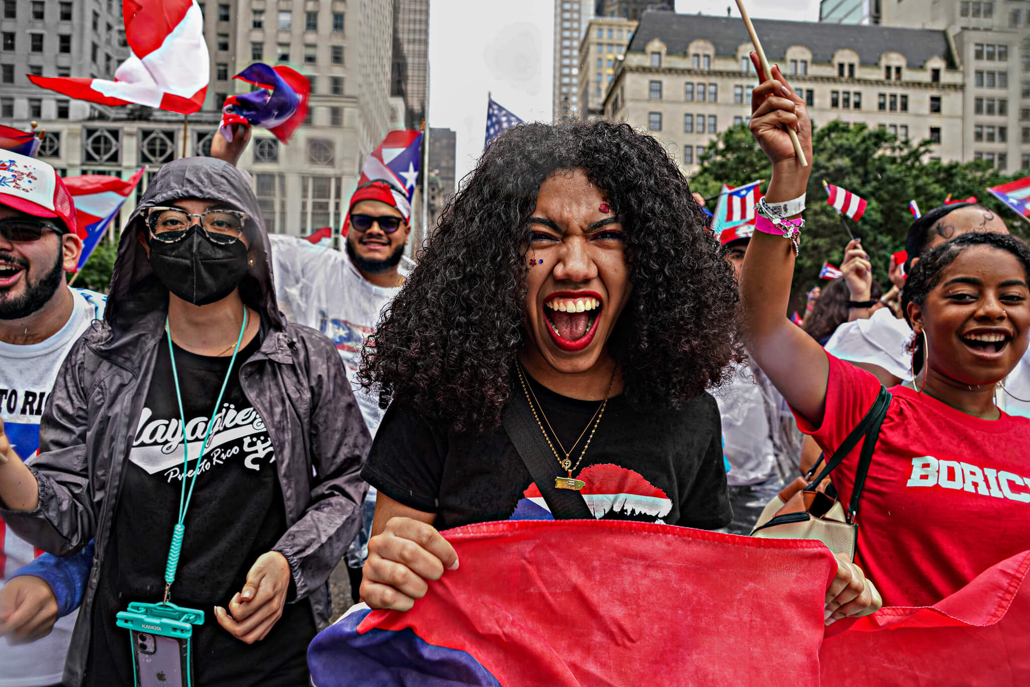 SEE IT Que bonita bandera! Raise your flags as the Puerto Rican Day parade returns in person amNewYork image image