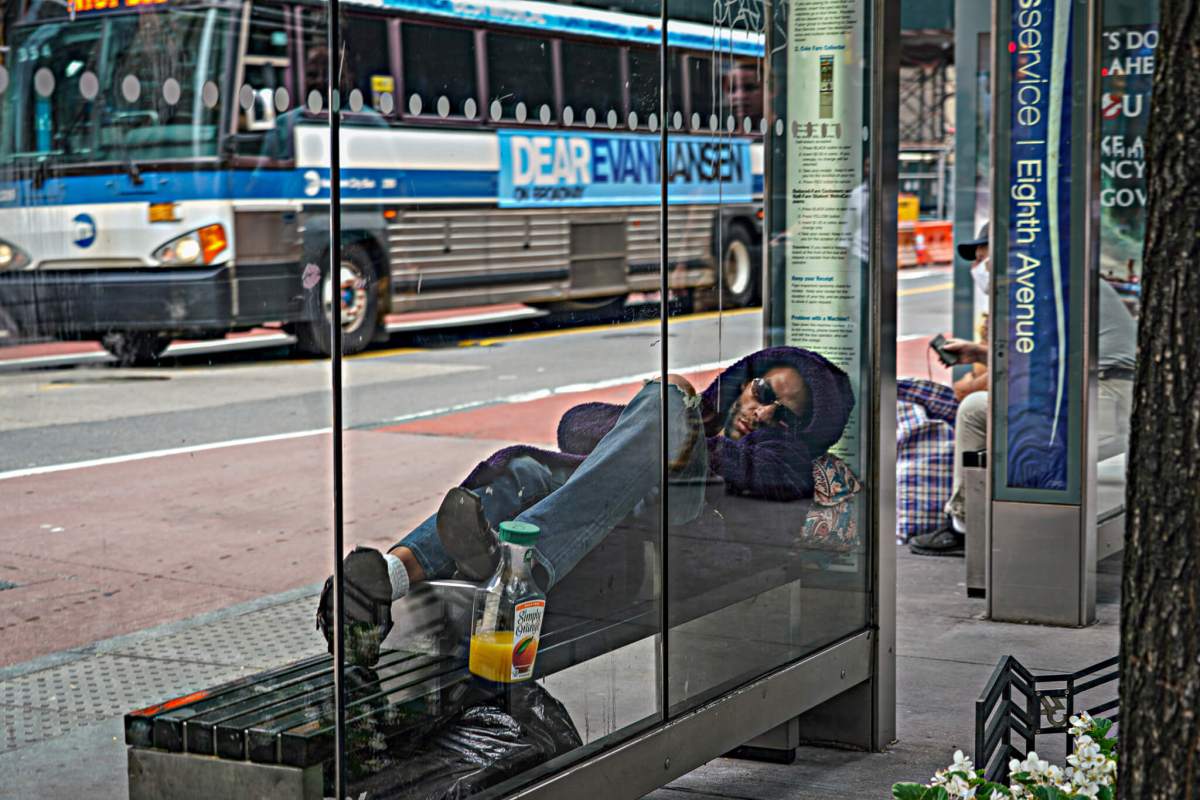 Garment District still fraying around the margins with public drug users on the streets 9 Public Drug User