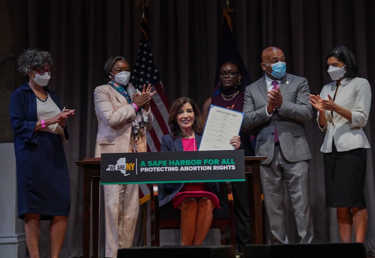 'Not in New York': Hochul signs bills protecting abortion rights as pivotal Supreme Court decision looms 7