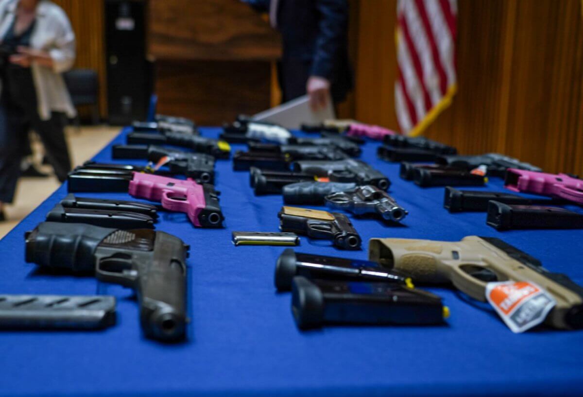 Another battle won for the war on guns: NYPD and Manhattan DA take down trafficker selling bags of guns 3