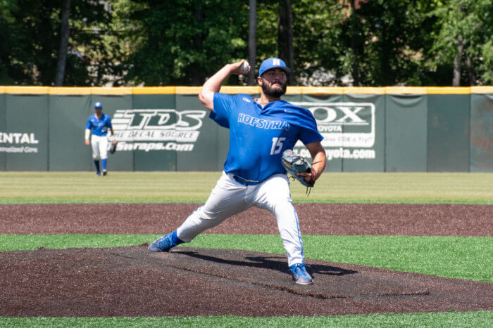 Hofstra pitcher Brad Camarda pitches his team to the NCAA Baseball Regionals