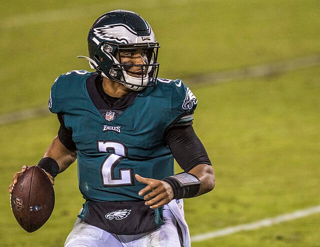 Jalen Hurts of the Eagles in the NFC East