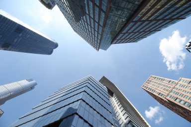 NYC-Hudson Yards-looking up