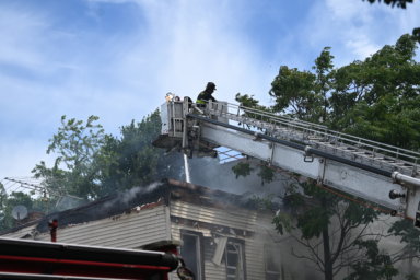 Three-alarm Brooklyn fire