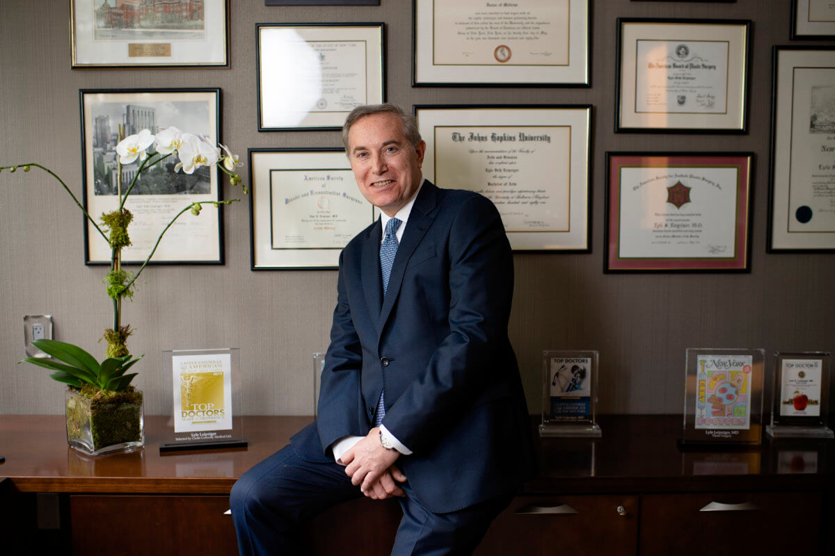 New Yorker of the Week Dr. Lyle Leipziger, sculpting the face, body