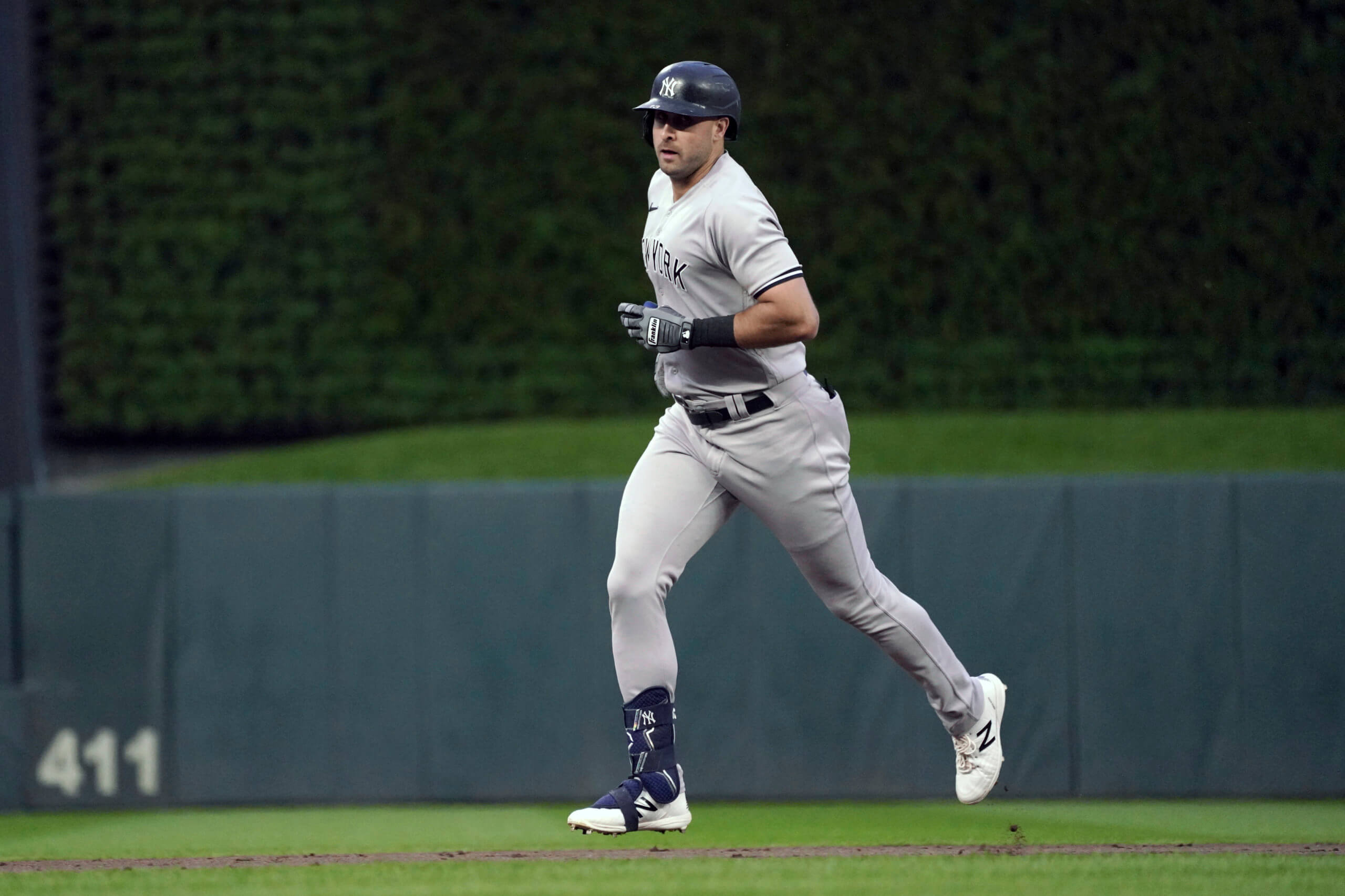 Yankees' Joey Gallo runs the bases.