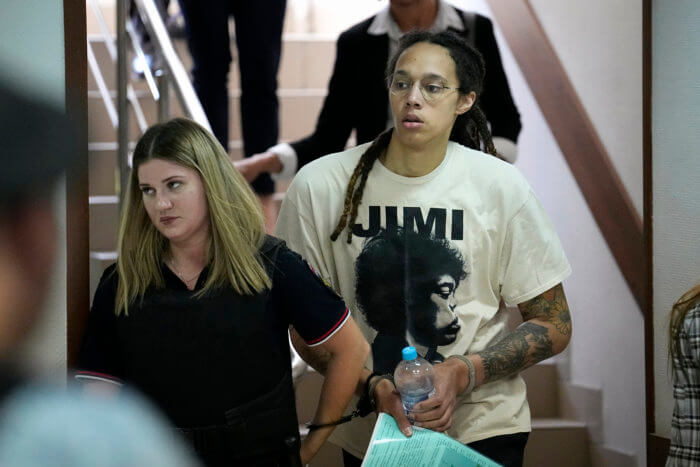 Griner writes letter to Biden