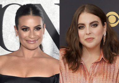 Theater-Lea Michele-Beanie Feldstein