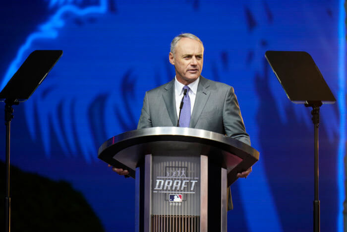 Rob Manfred, MLB commissioner, announces there is no international draft