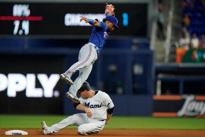 Texas Rangers beat the Marlins in MLB action