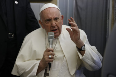 Pope Francis speaks of possible retirement