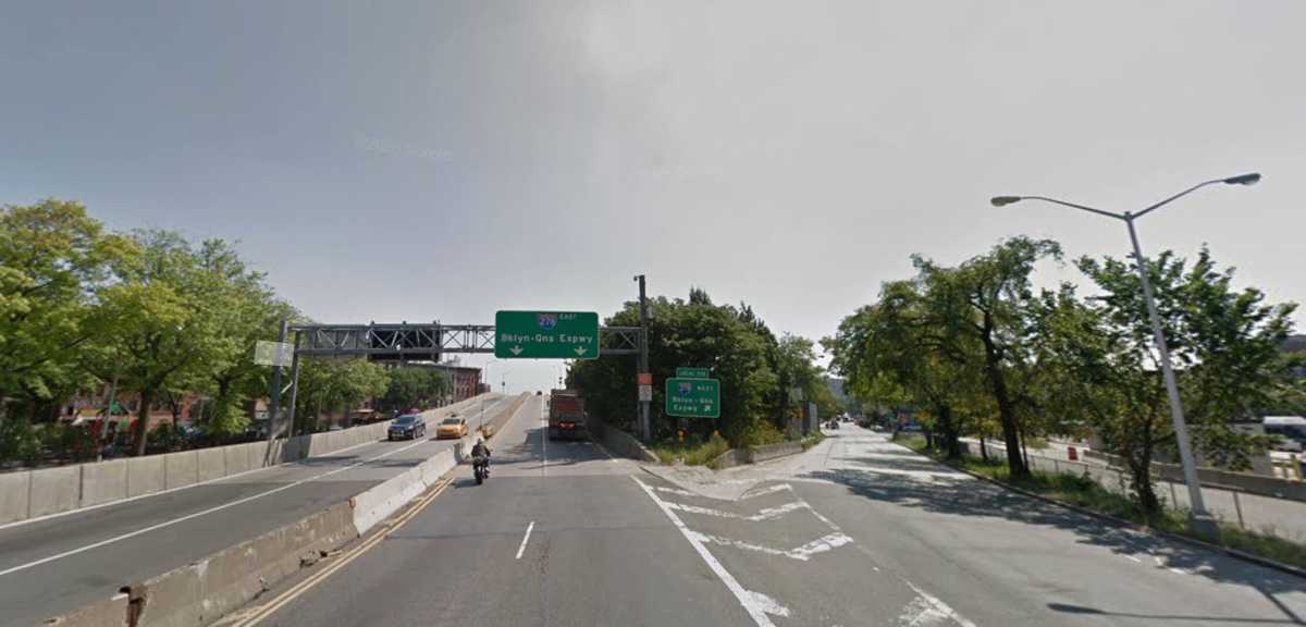 BQE near Williamsburg Bridge