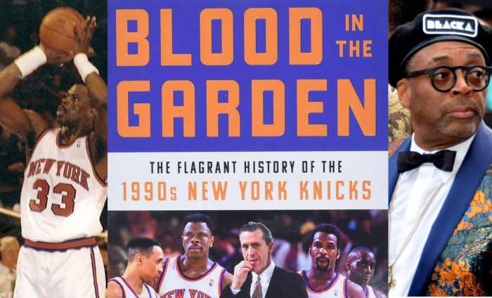 Spike Lee (right) will direct a new documentary series on the 1990’s New York Knicks, who were led by Patrick Ewing (left). The series will be based on the book “Blood in the Garden” by Chris Herring.