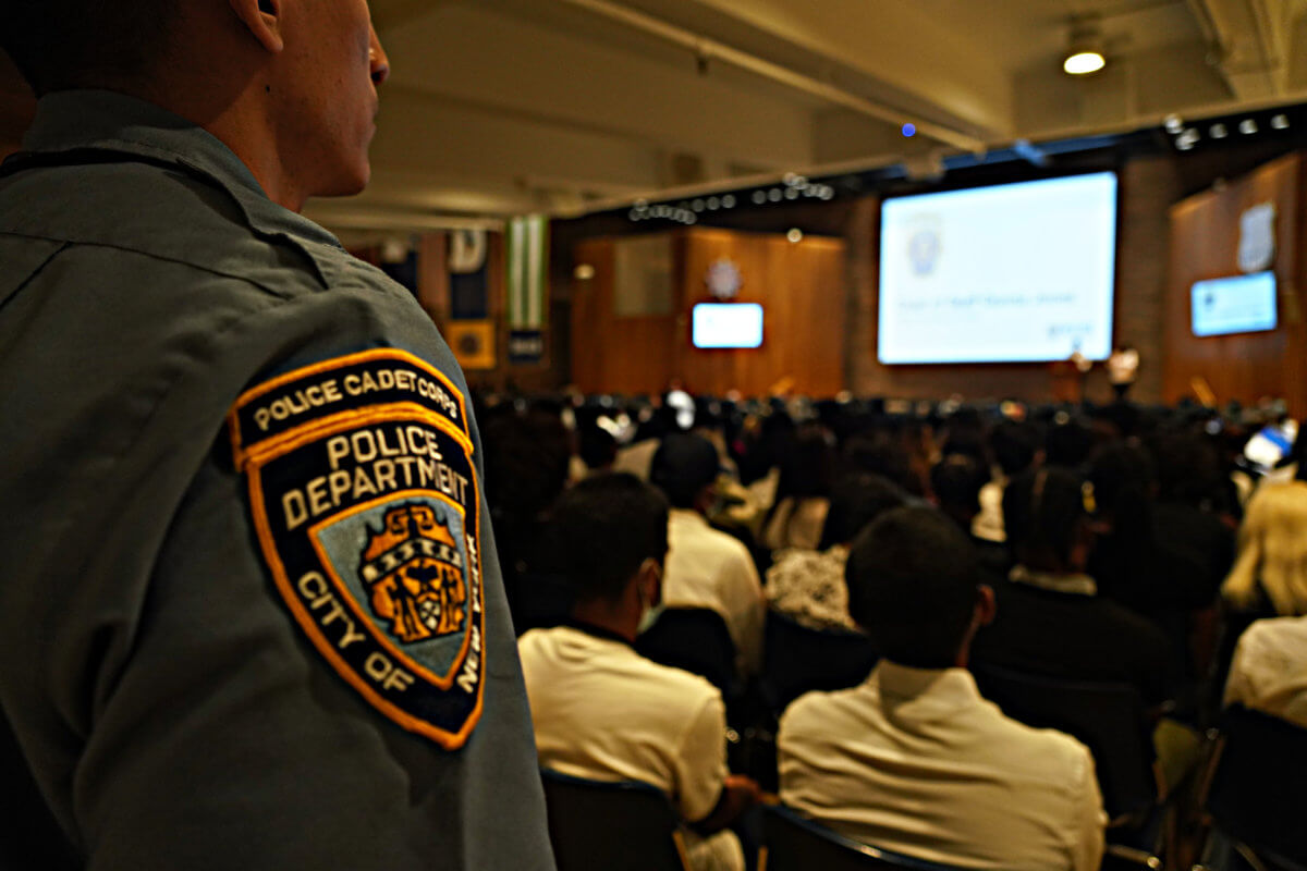 First day on the job: 600 NYPD summer youth workers sworn in at police headquarters 8