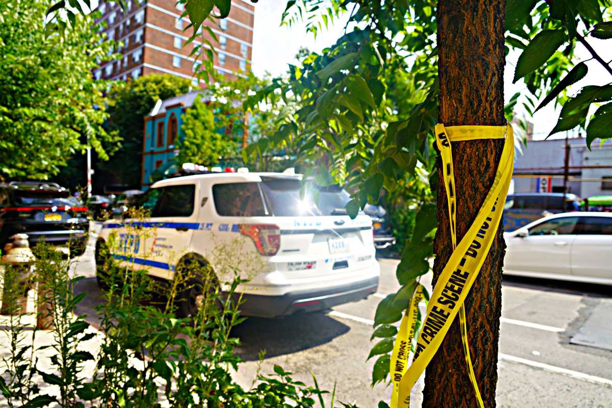 Harlem shooting scene