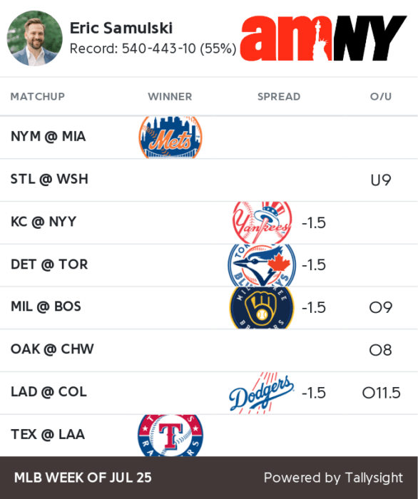 MLB best bets for Friday