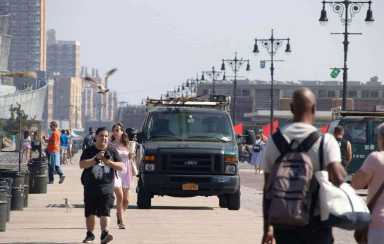 Parks car Riegelmann Boardwalk