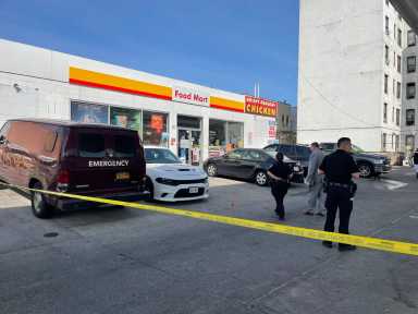 A man was stabbed at a gas station