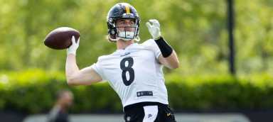Kenny Pickett is battling for a starting job at NFL training camp