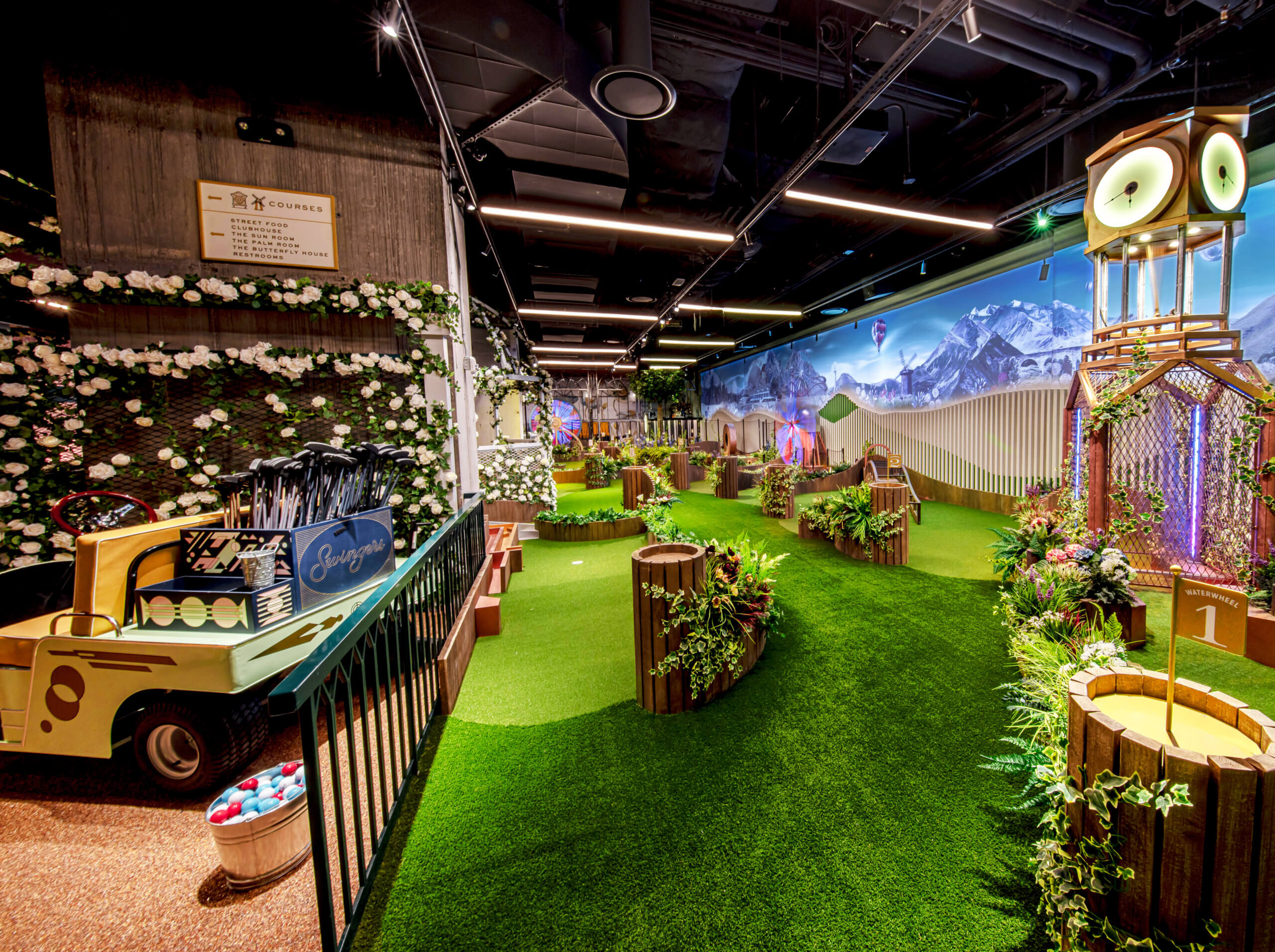 Swingers brings immersive mini golf experience to New York City with local fare and drinks amNewYork
