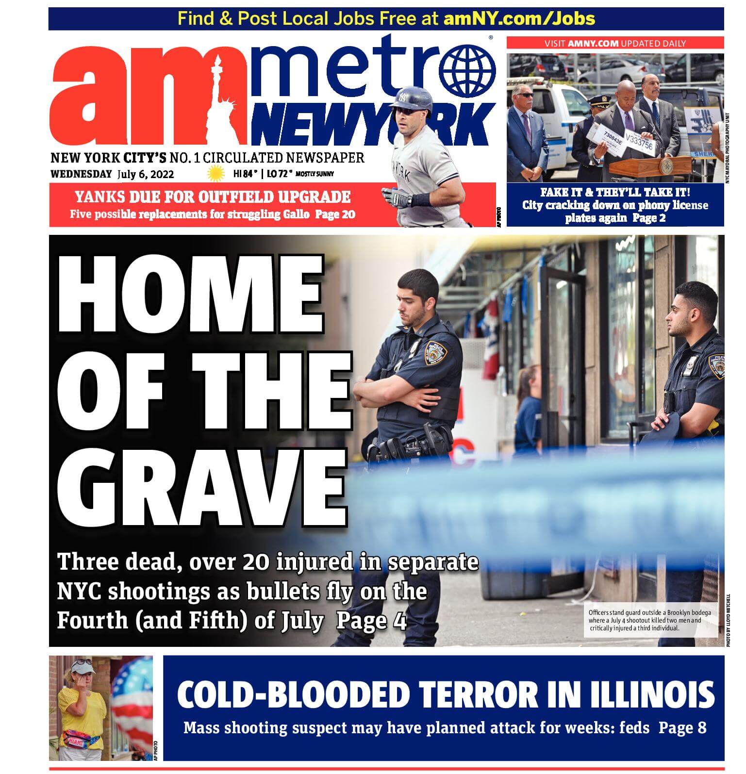 Details about   AM New York Newspaper 6/8/20 NYC Open For Business AMNY City 