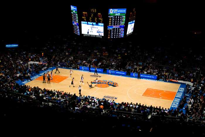 Madison Square Garden, home of the Knicks and Cam Reddish.