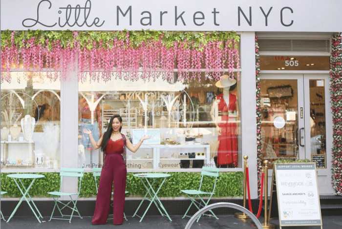 Little Market NYC shines light on New York City's women-owned businesses 4 little market owned by women standing front of his small business local shop