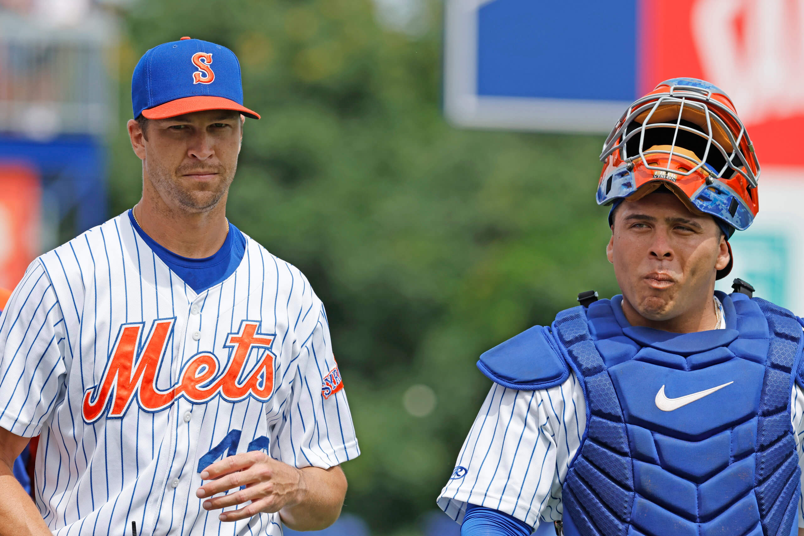 Mets send top prospect Francisco Alvarez to Triple-A 3 Francisco Alvarez Mets Jacob deGrom