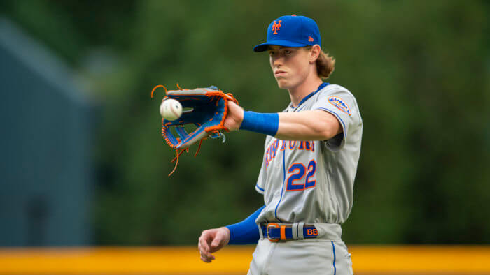 Mets' Brett Baty, who was called up for his debut on Wednesday, has a long history with Jets' wide receiver Garrett Wilson.