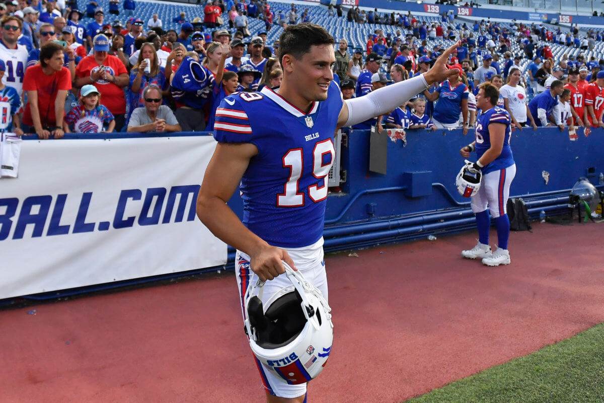 Buffalo Bills punter Matt Araiza