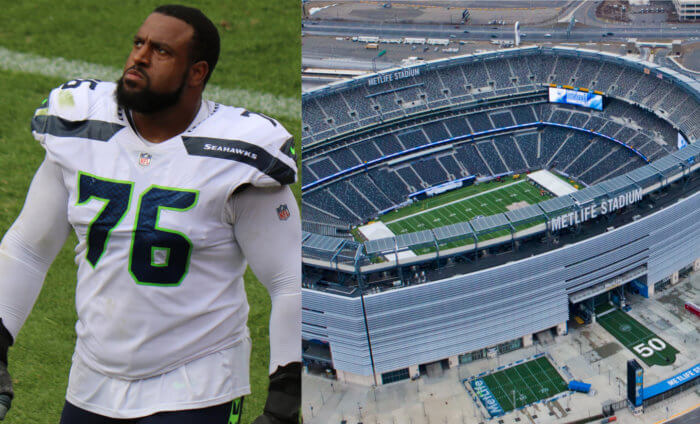 OT Duane Brown, who last played for the Seahawks, will join the Jets at MetLife Stadium on a 2-year contract.