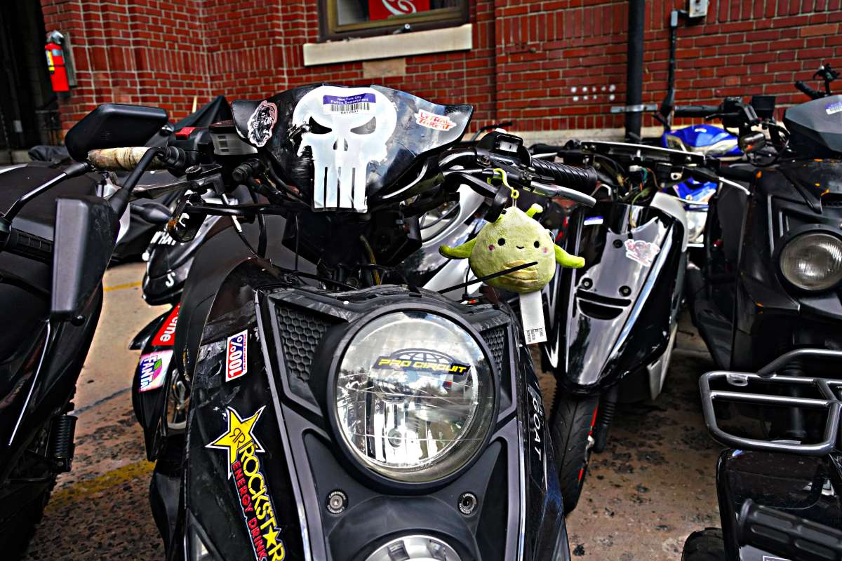 The bikes will be crushed