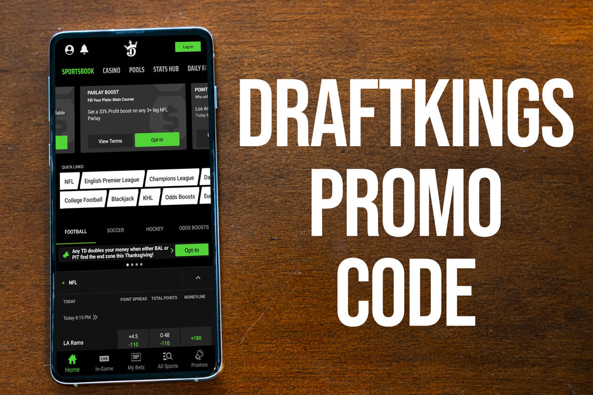DraftKings promo code get 200 for any game with 5 football bet this week amNewYork