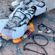 'It's very sad': Queens Hindu temple's Gandhi statue vandalized for second time in two weeks 5