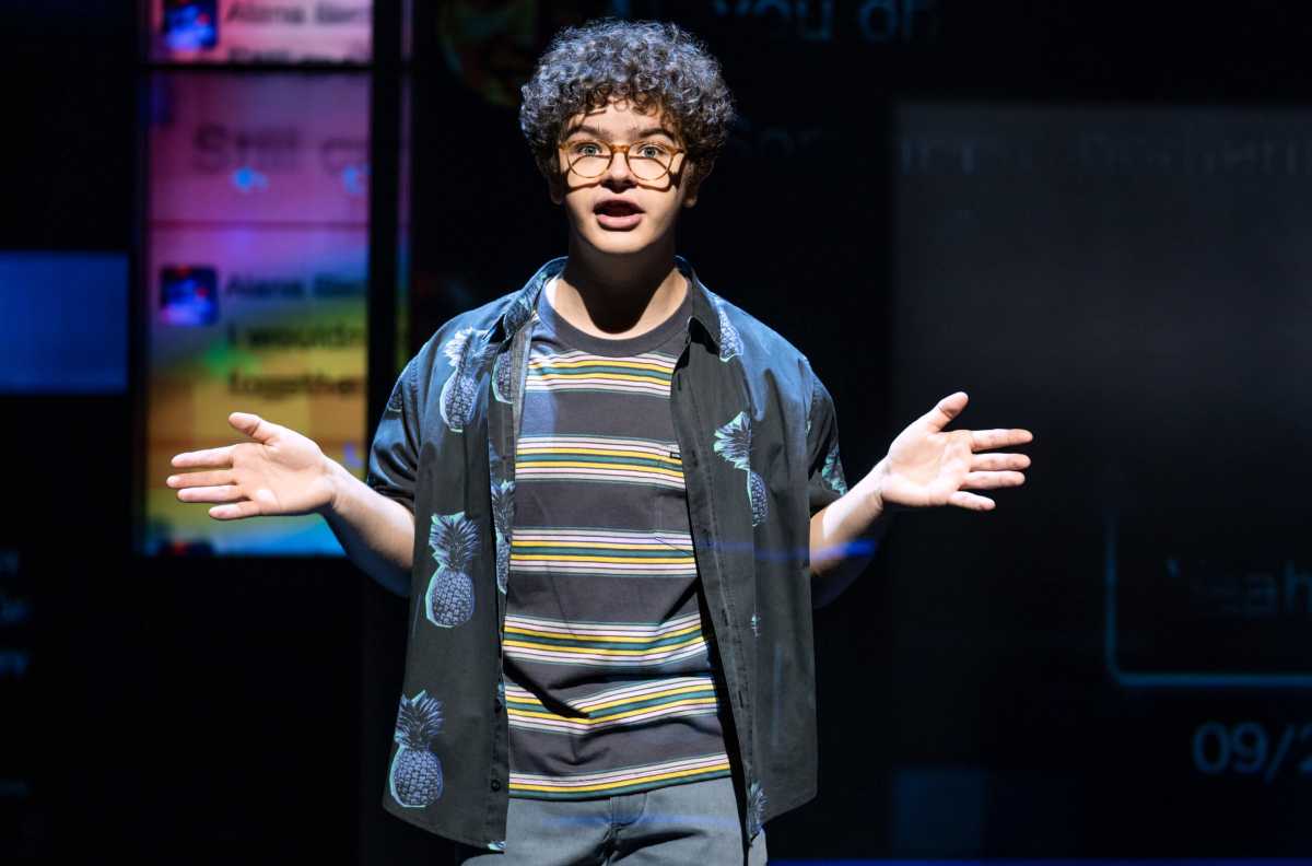 Gaten Matarazzo in Dear Evan Hansen 0051 – Photo Credit Matthew Murphy