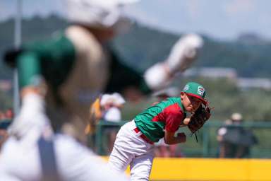 Mexico pitches in the 2022 Little League World Series