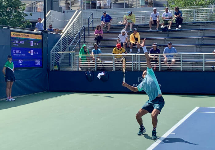 American qualifier Emilio Nava set for career-making test at US Open against Andy Murray 3 Emilio Nava at the 2022 US Open