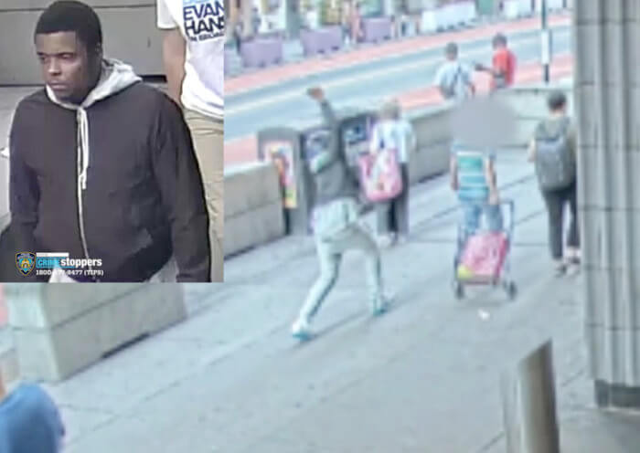 Times Square random attacker sought for slashing woman