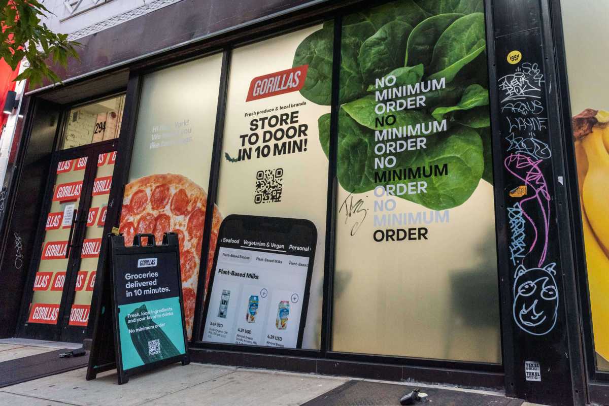 gorillas delivery store in manhattan